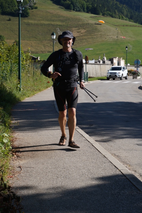 Entering St Nizier after 68 km and 15h on my way.